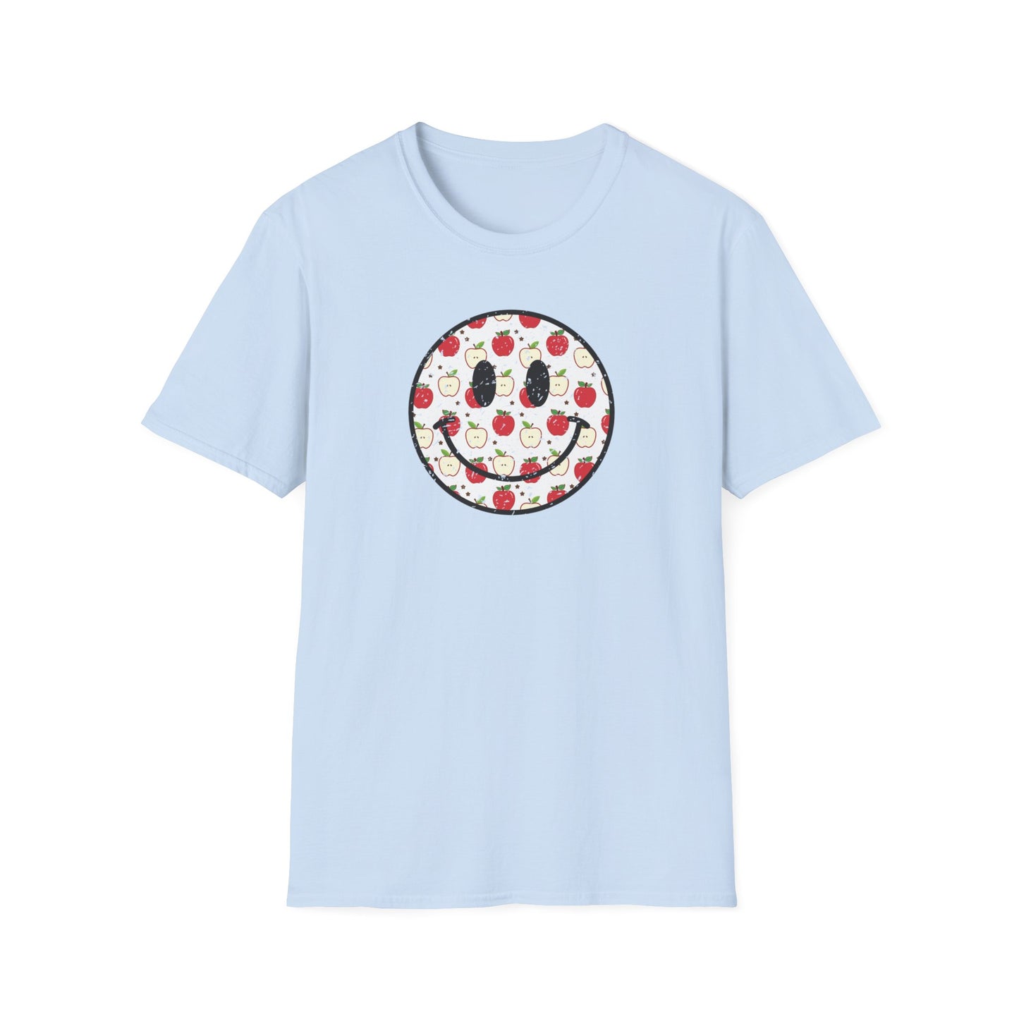 TomKat Customs Apple Smiley custom T-Shirt