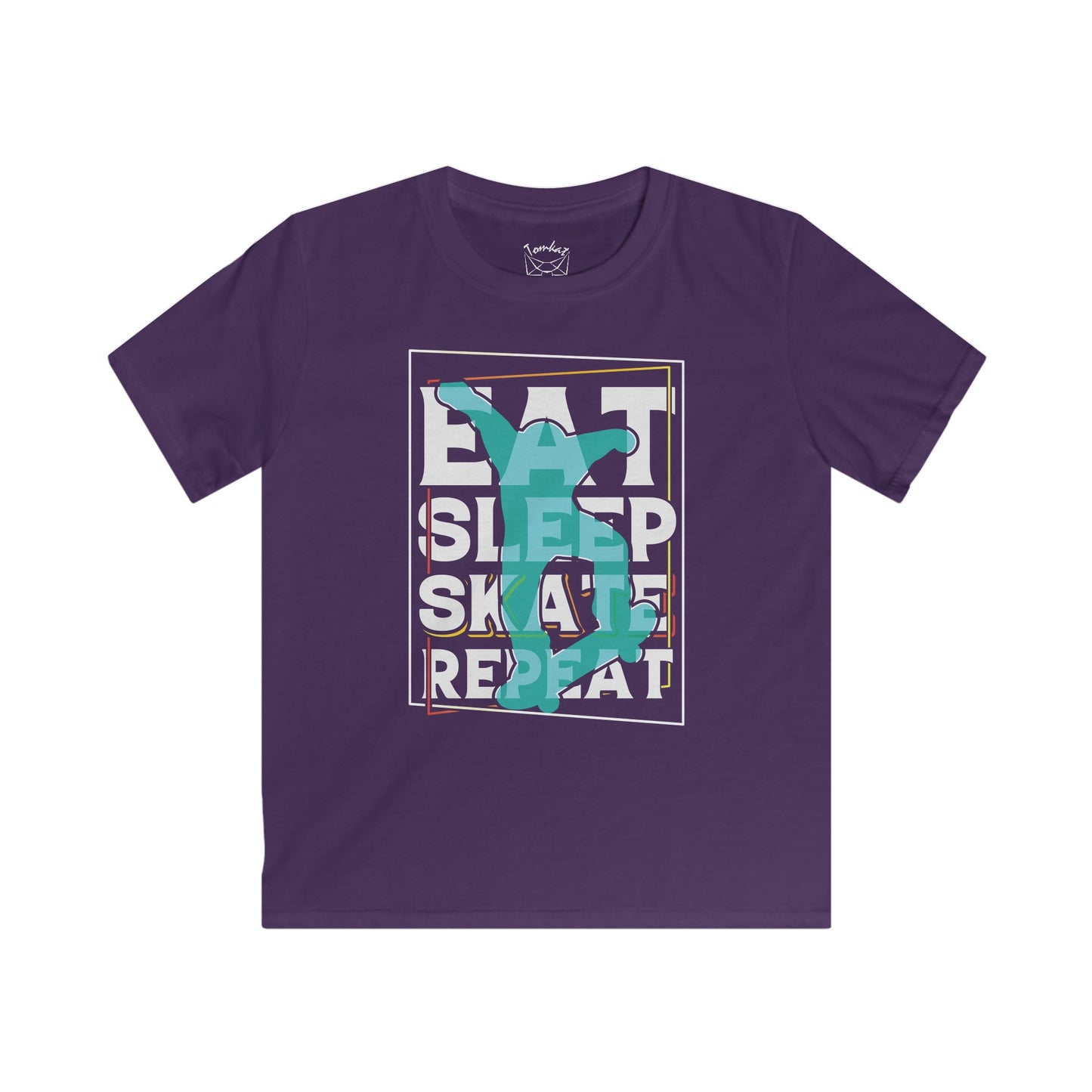 Tomkat Customs SB eat sleep skate repeat 3 T-Shirt KIDS/YOUTH