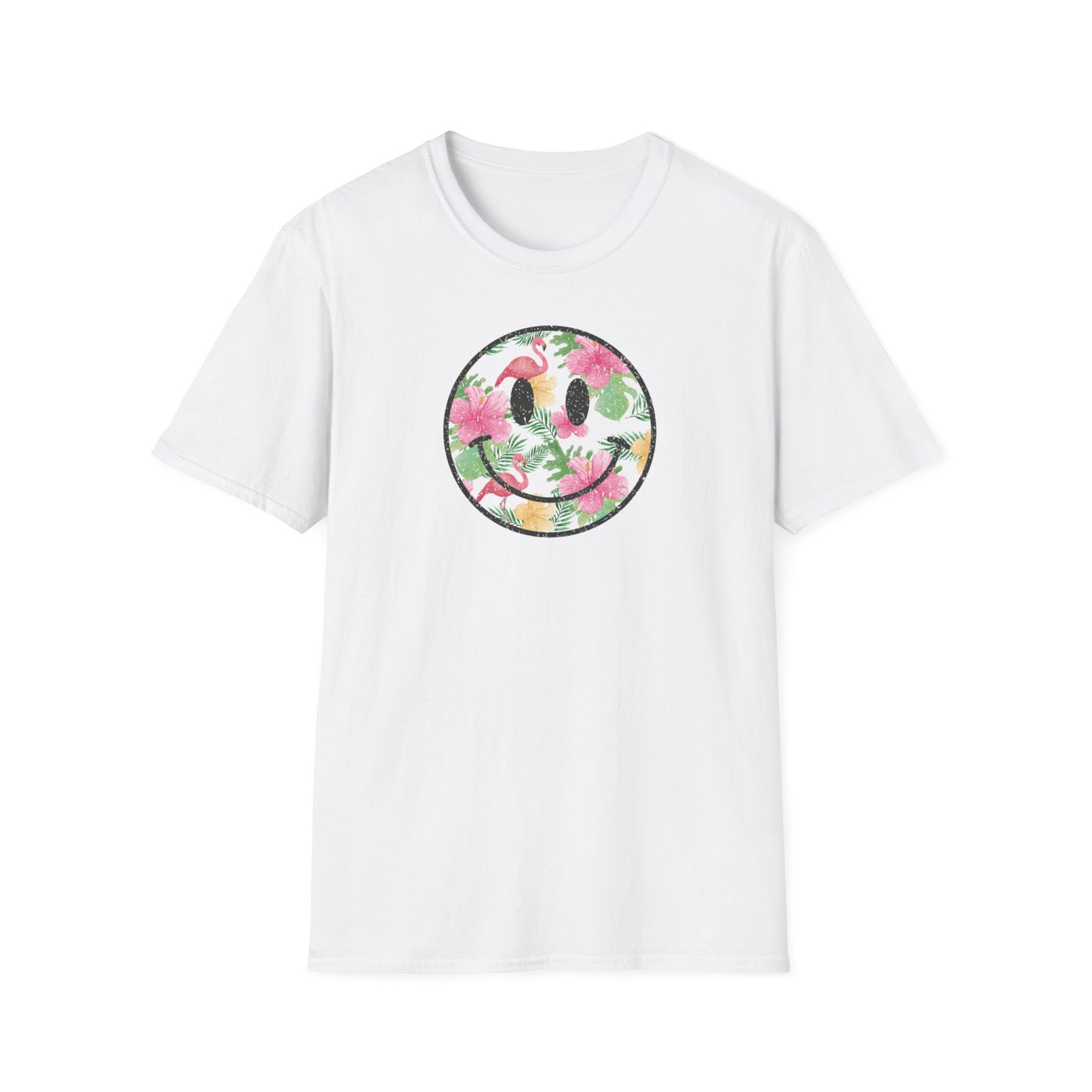 TomKat Customs White Lotus Smiley custom T-Shirt