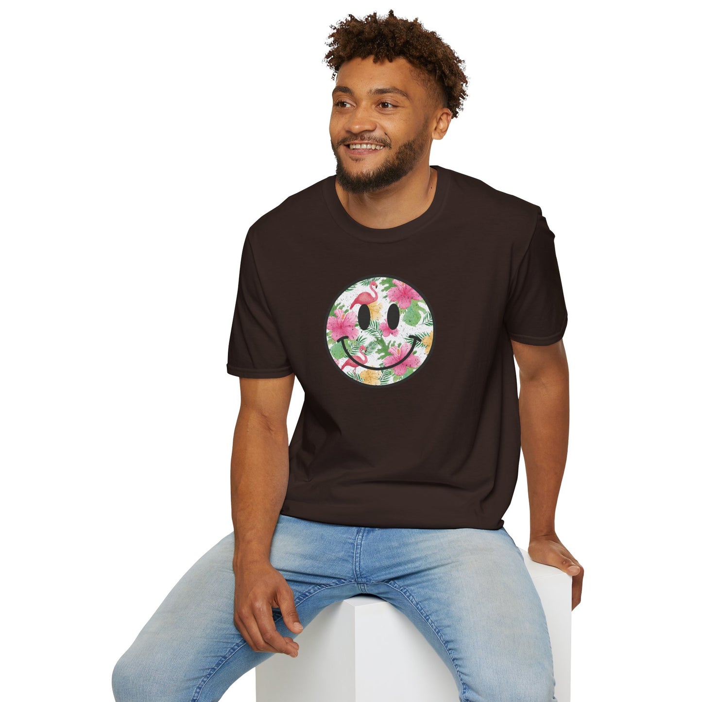 TomKat Customs White Lotus Smiley custom T-Shirt