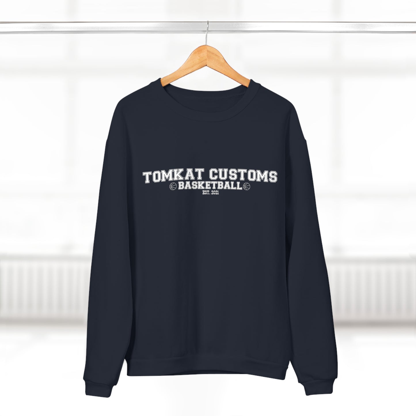 Tomkat Customs official merchandise TKC Basketball 2 Crew Neck Sweatshirt