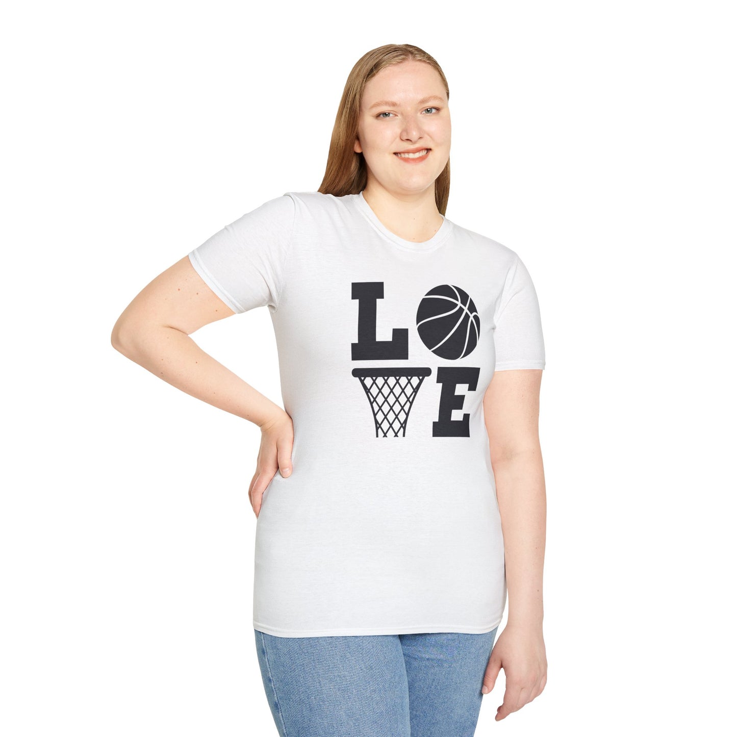 TomKat Customs Love black/white custom basketball T-Shirt