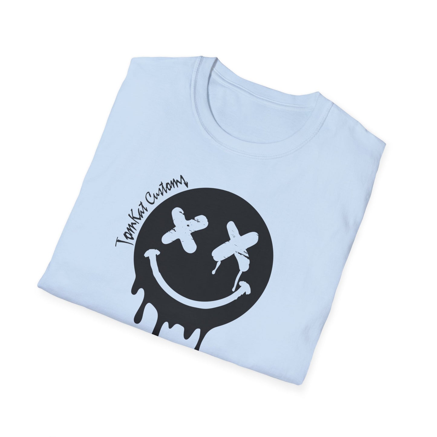 TomKat Customs Drip Smiley TKC custom T-Shirt