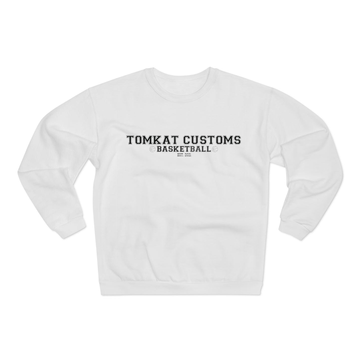 Tomkat Customs official merchandise TKC Basketball Crew Neck Sweatshirt