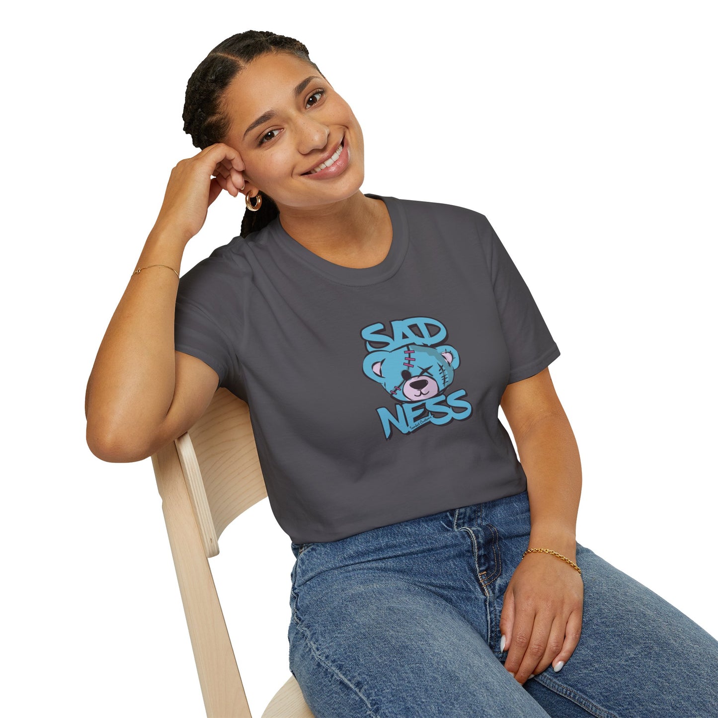 TomKat Customs Sad Smiley Bear TKC custom T-Shirt