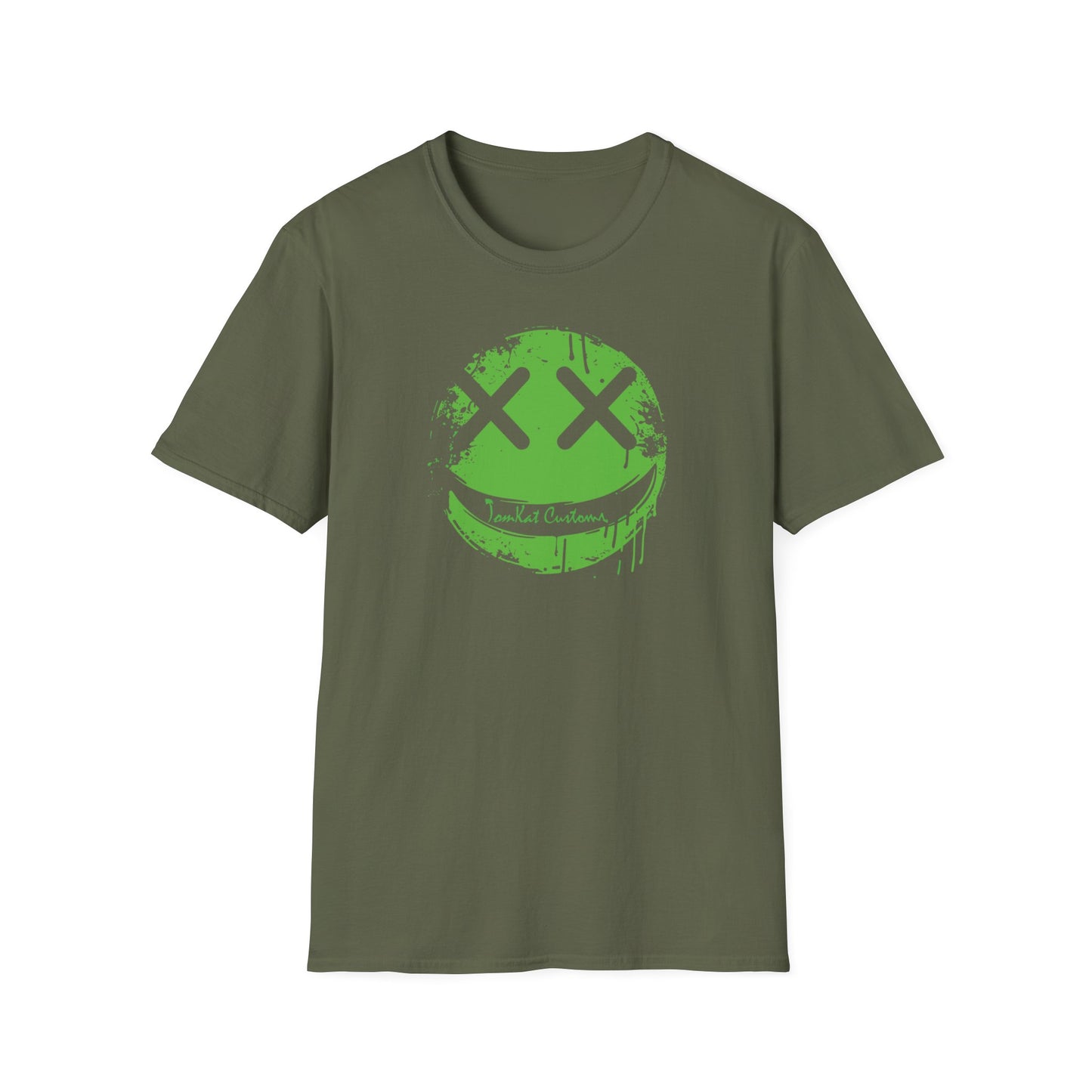 TomKat Customs Neondrip Smiley TKC 2 custom T-Shirt