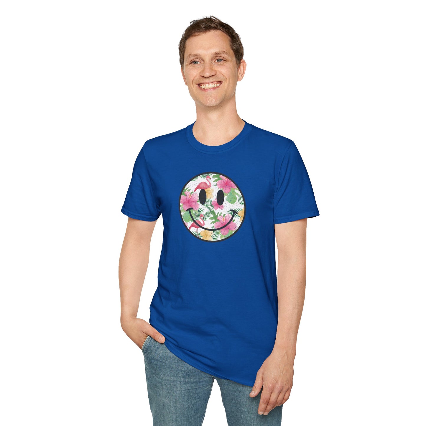 TomKat Customs White Lotus Smiley custom T-Shirt