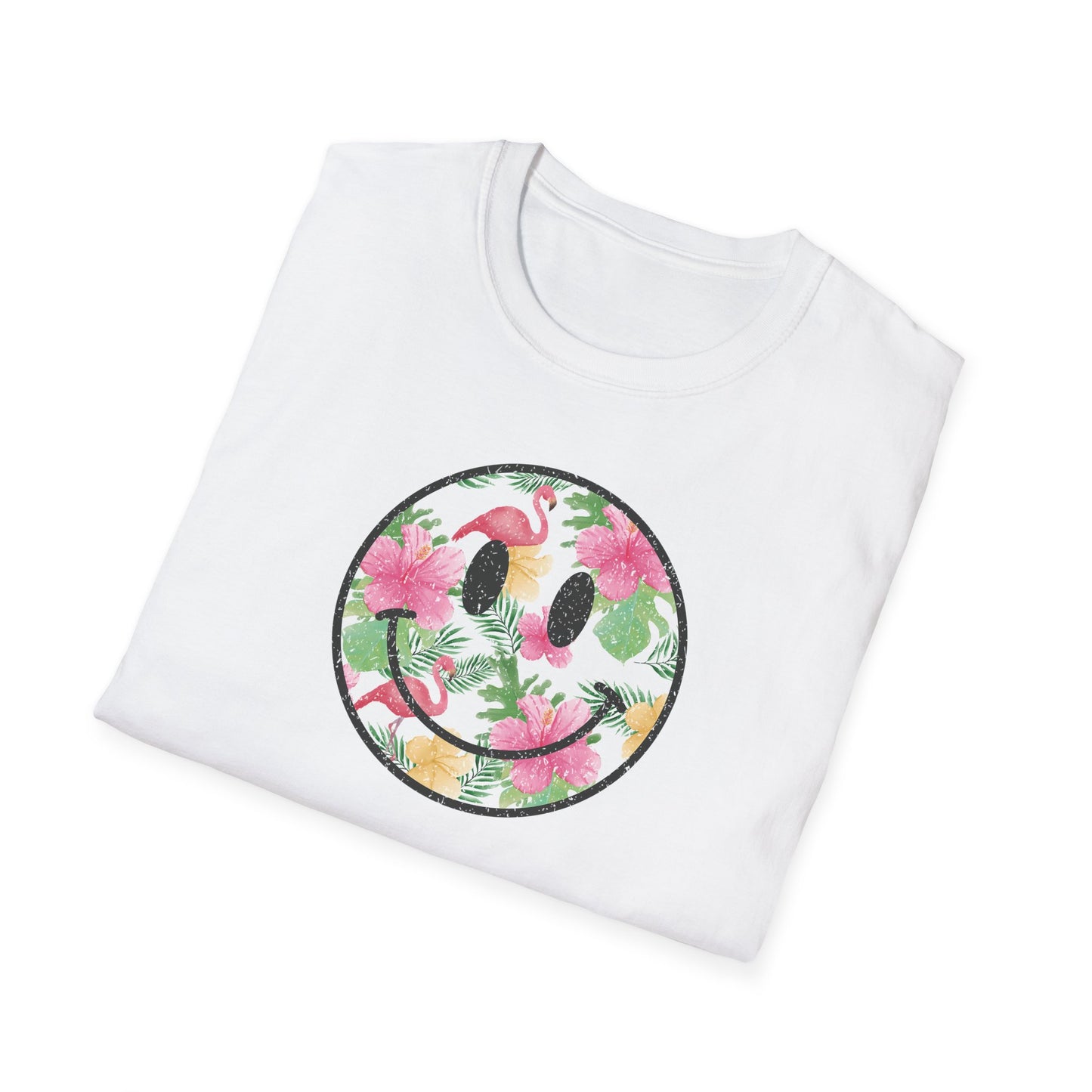 TomKat Customs White Lotus Smiley custom T-Shirt