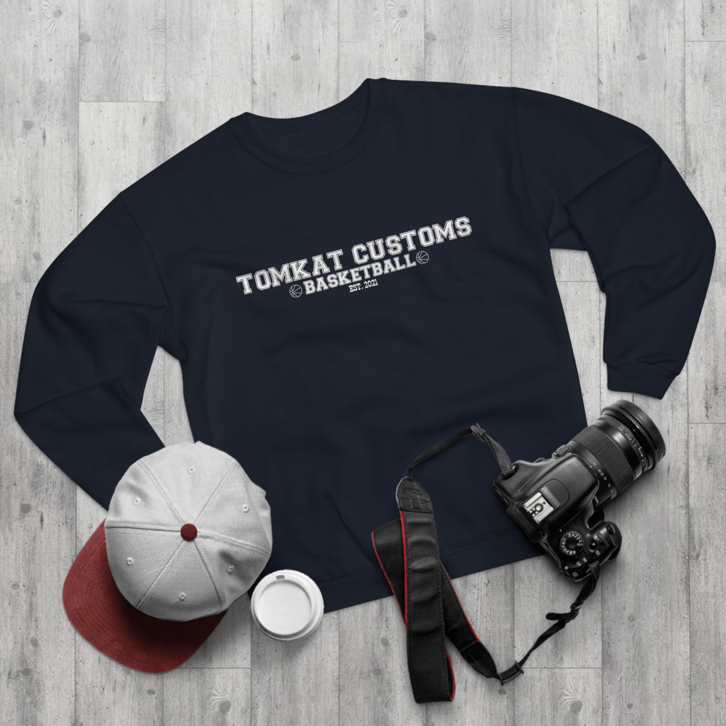 Tomkat Customs official merchandise TKC Basketball 2 Crew Neck Sweatshirt