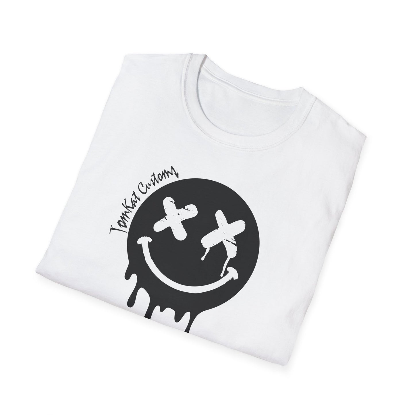 TomKat Customs Drip Smiley TKC custom T-Shirt