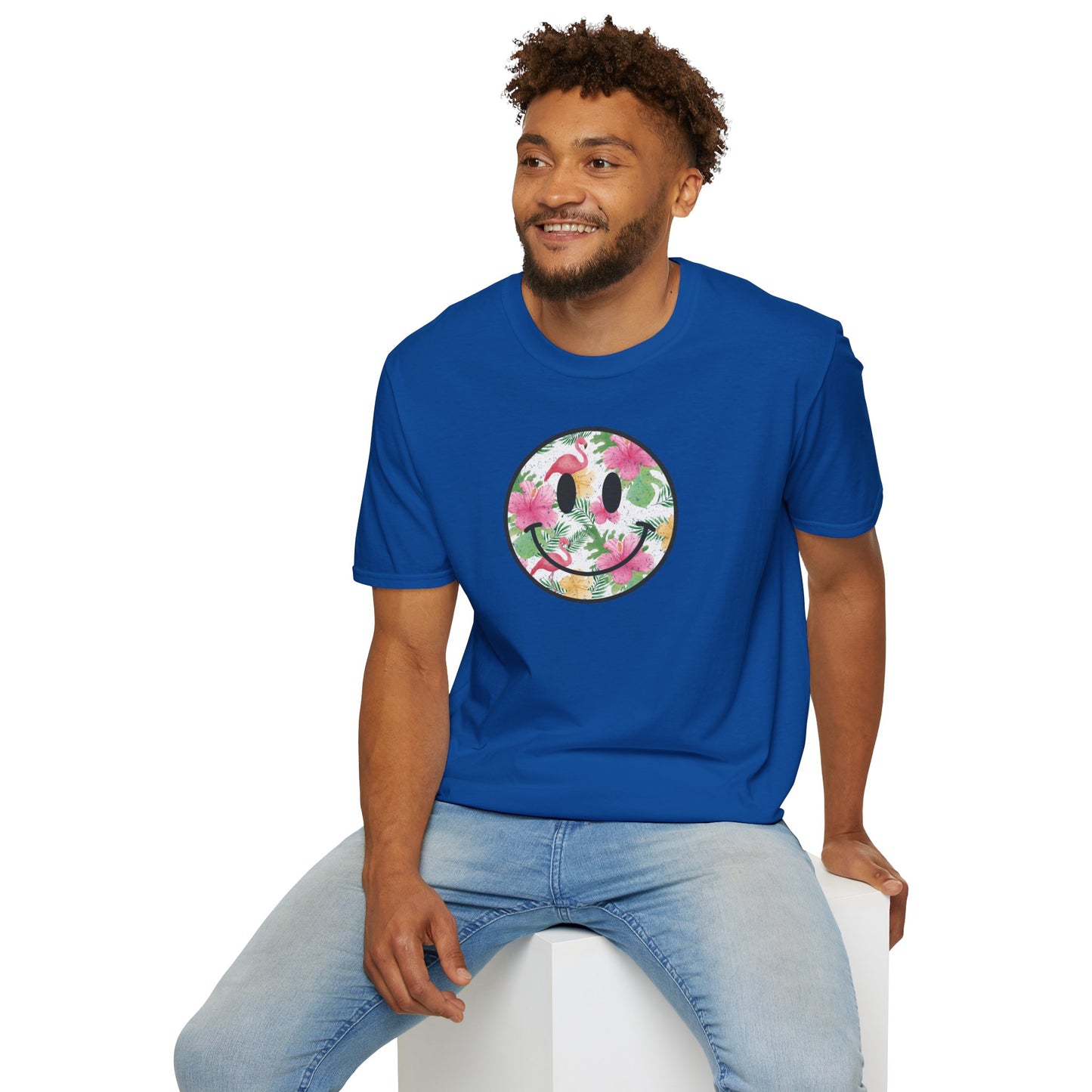 TomKat Customs White Lotus Smiley custom T-Shirt