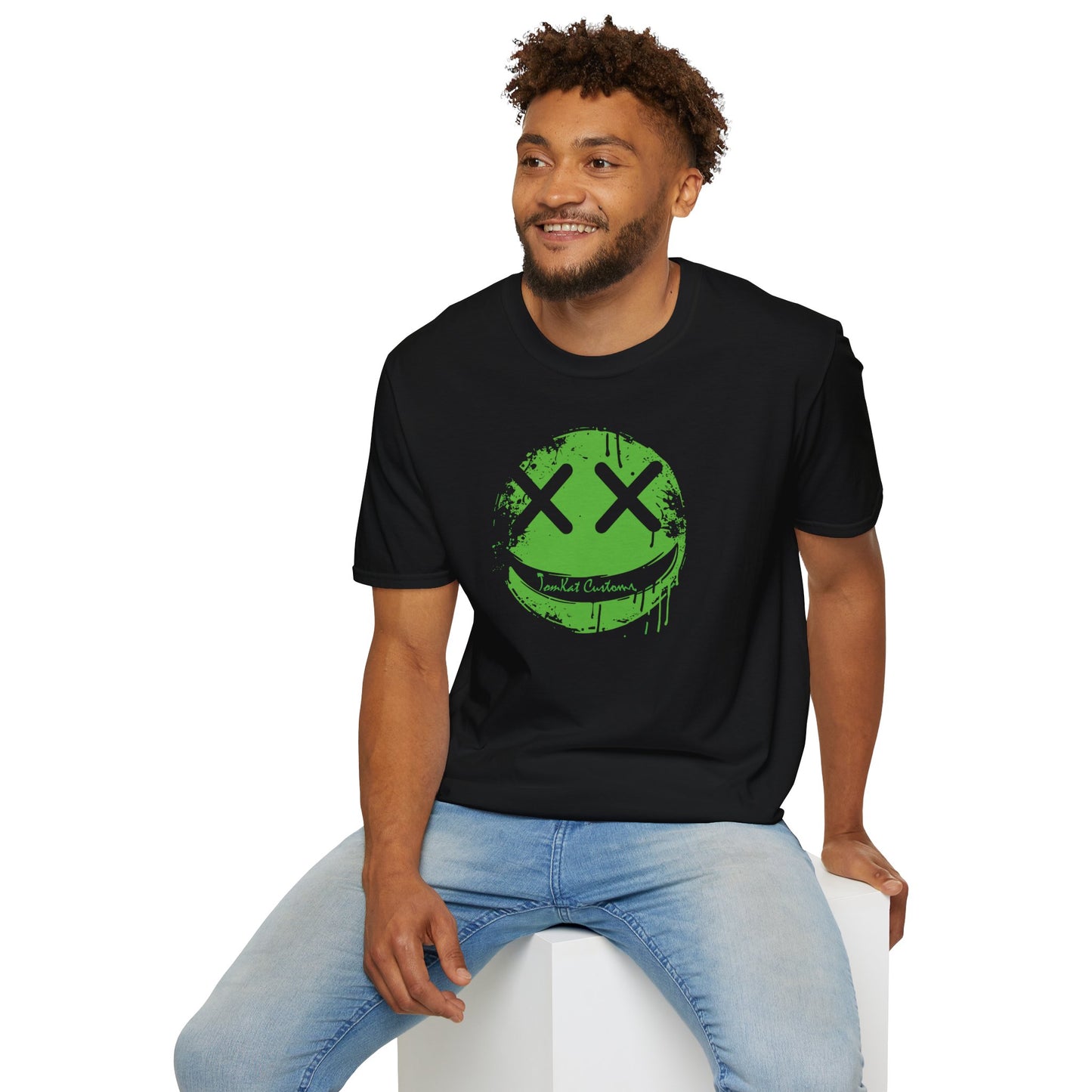 TomKat Customs Neondrip Smiley TKC 2 custom T-Shirt