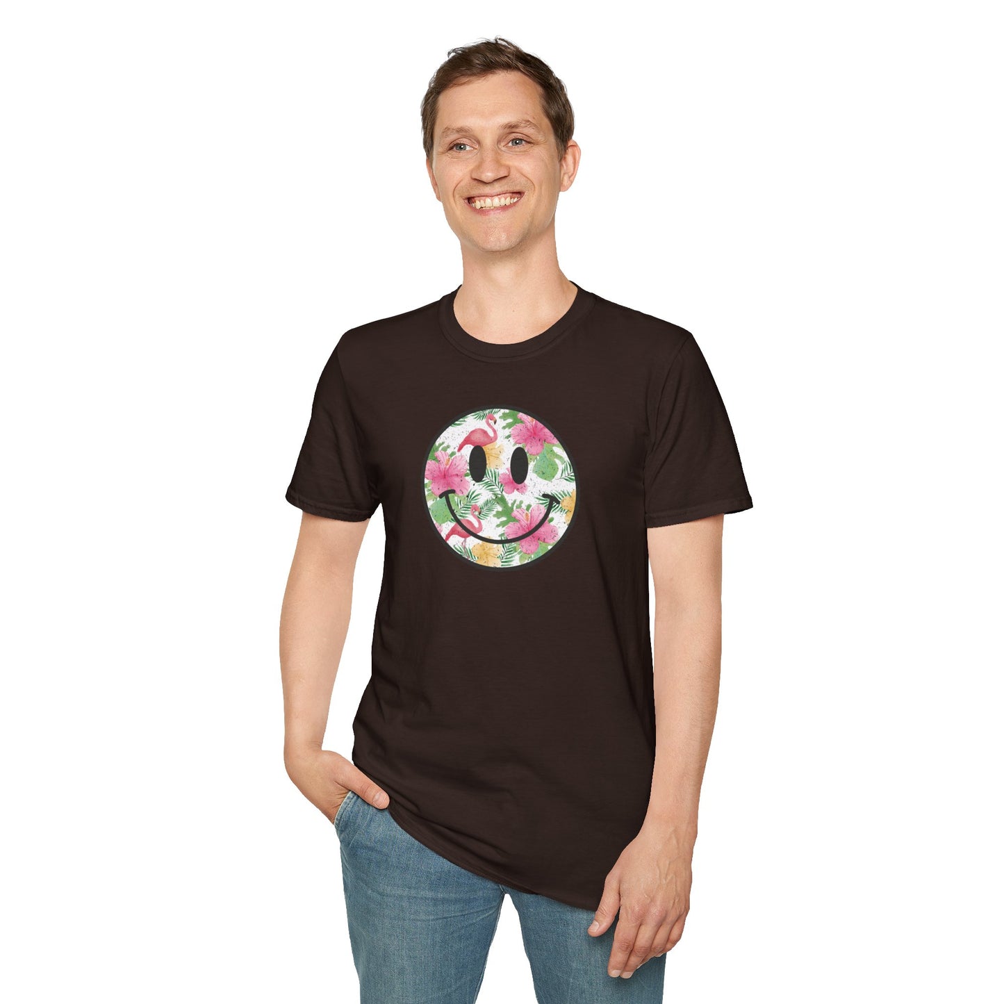 TomKat Customs White Lotus Smiley custom T-Shirt