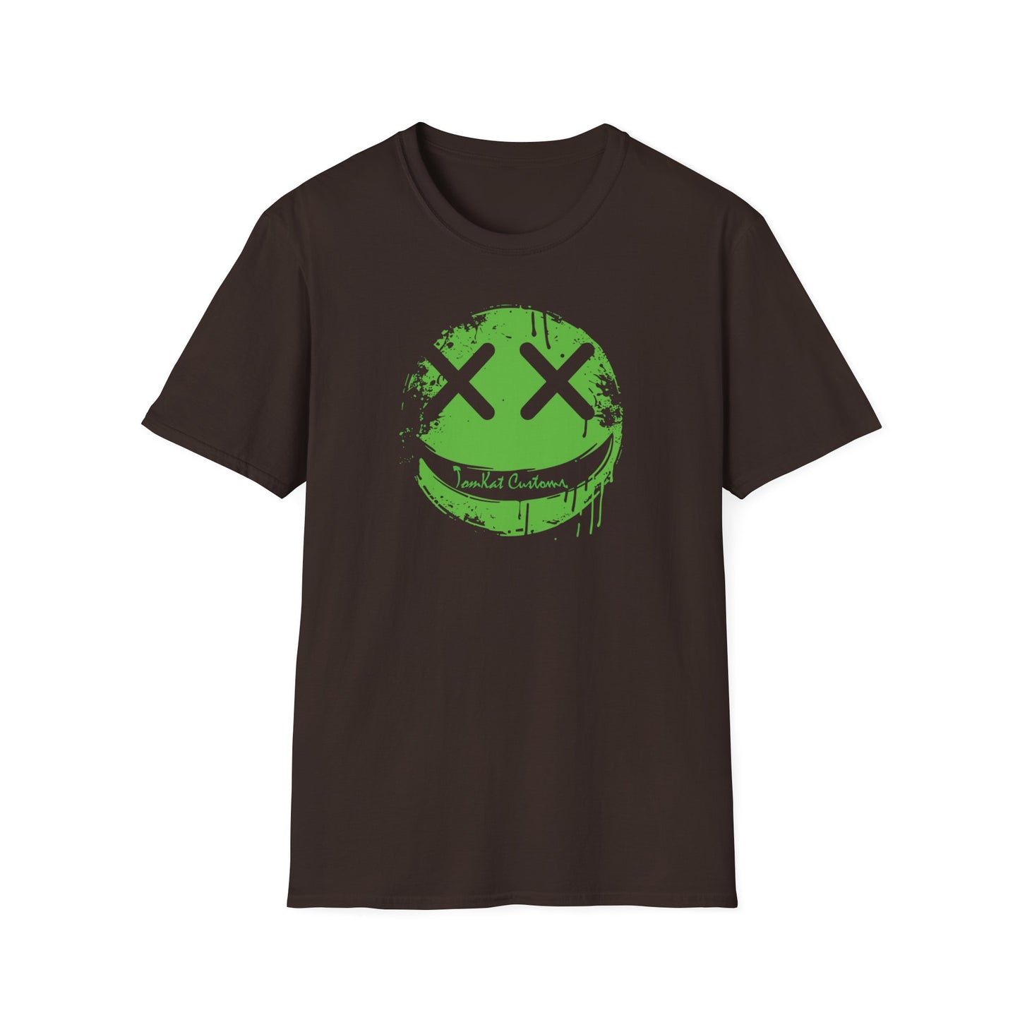 TomKat Customs Neondrip Smiley TKC 2 custom T-Shirt