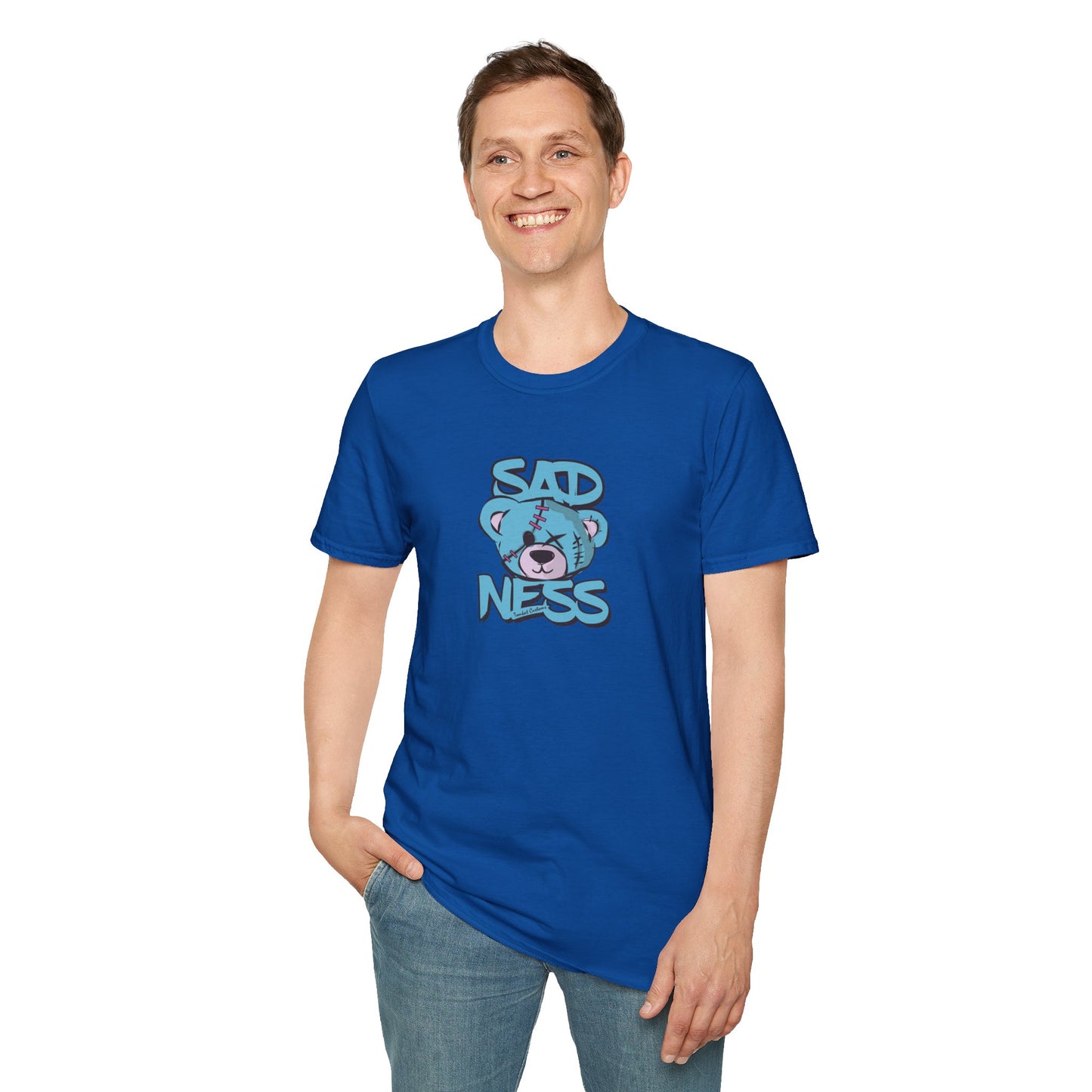 TomKat Customs Sad Smiley Bear TKC custom T-Shirt