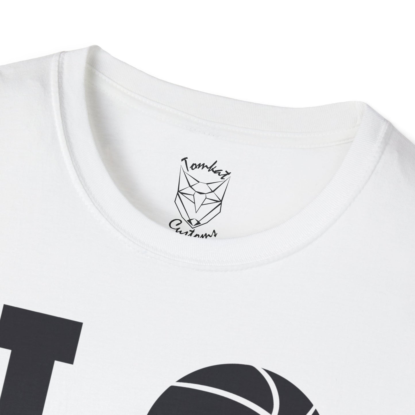 TomKat Customs Love black/white custom basketball T-Shirt