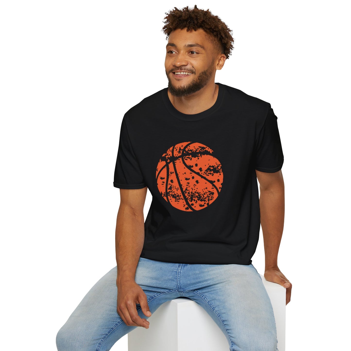 Tomkat Customs distorted ball custom basketball T-Shirt