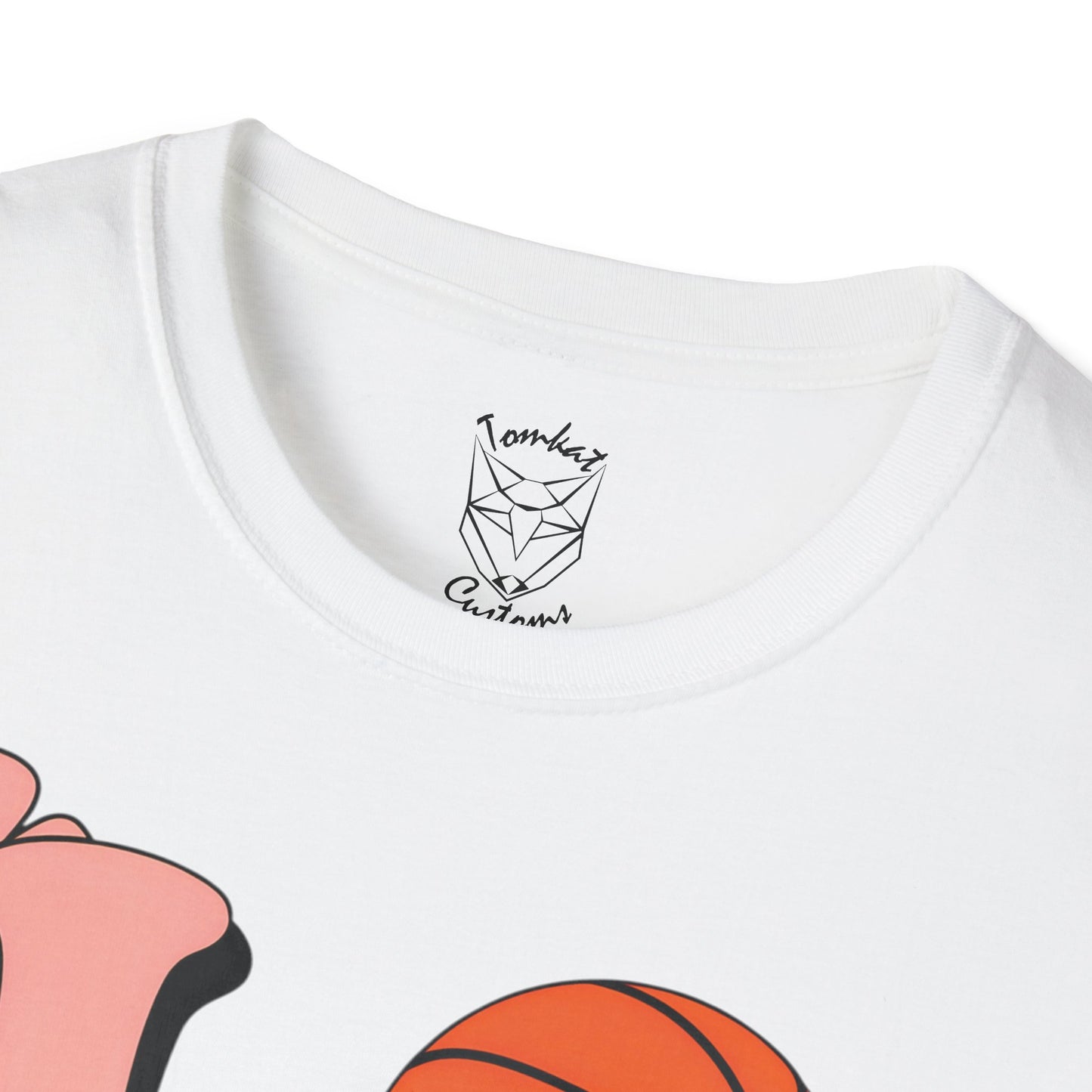 TomKat Customs Love flower power custom basketball T-Shirt