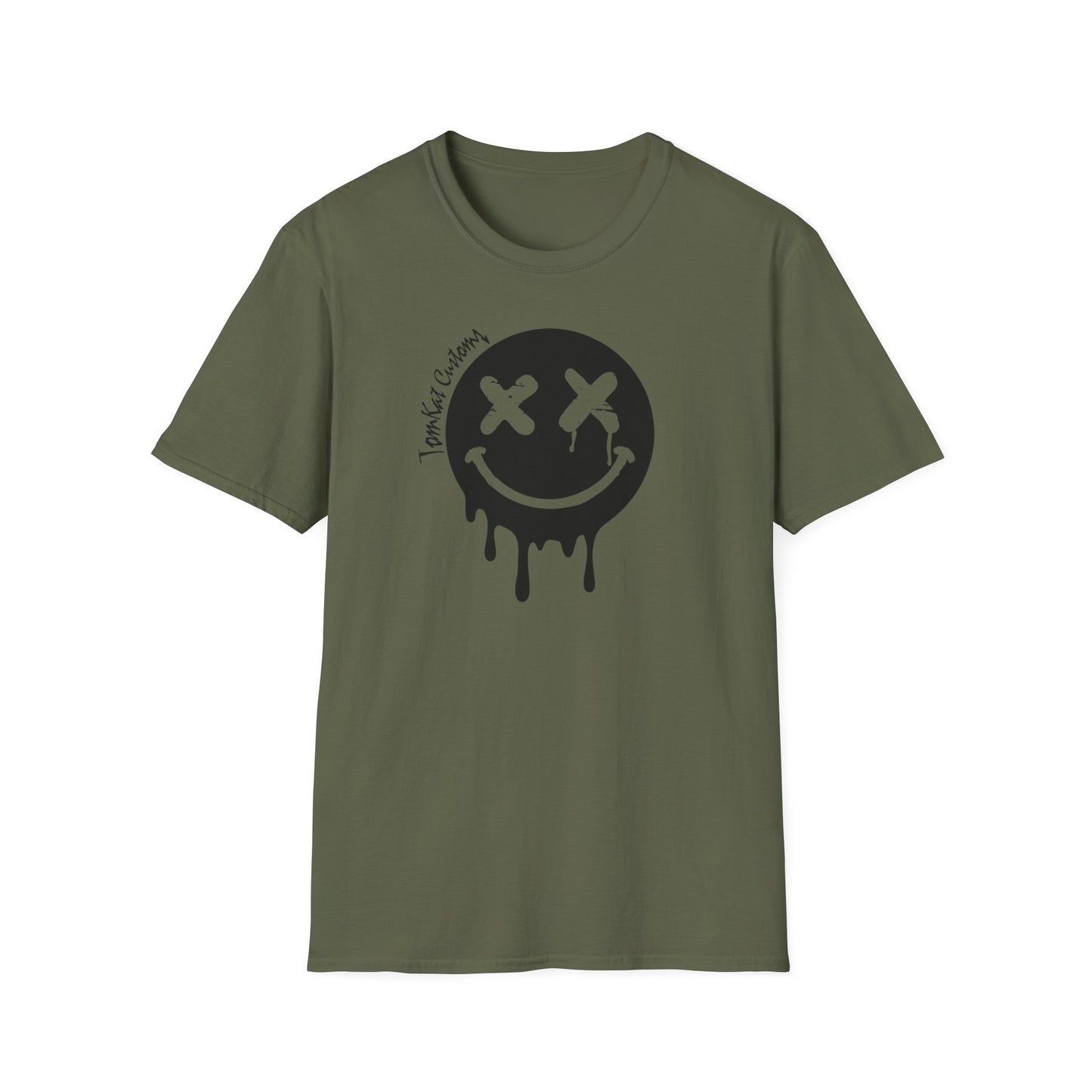 TomKat Customs Drip Smiley TKC custom T-Shirt