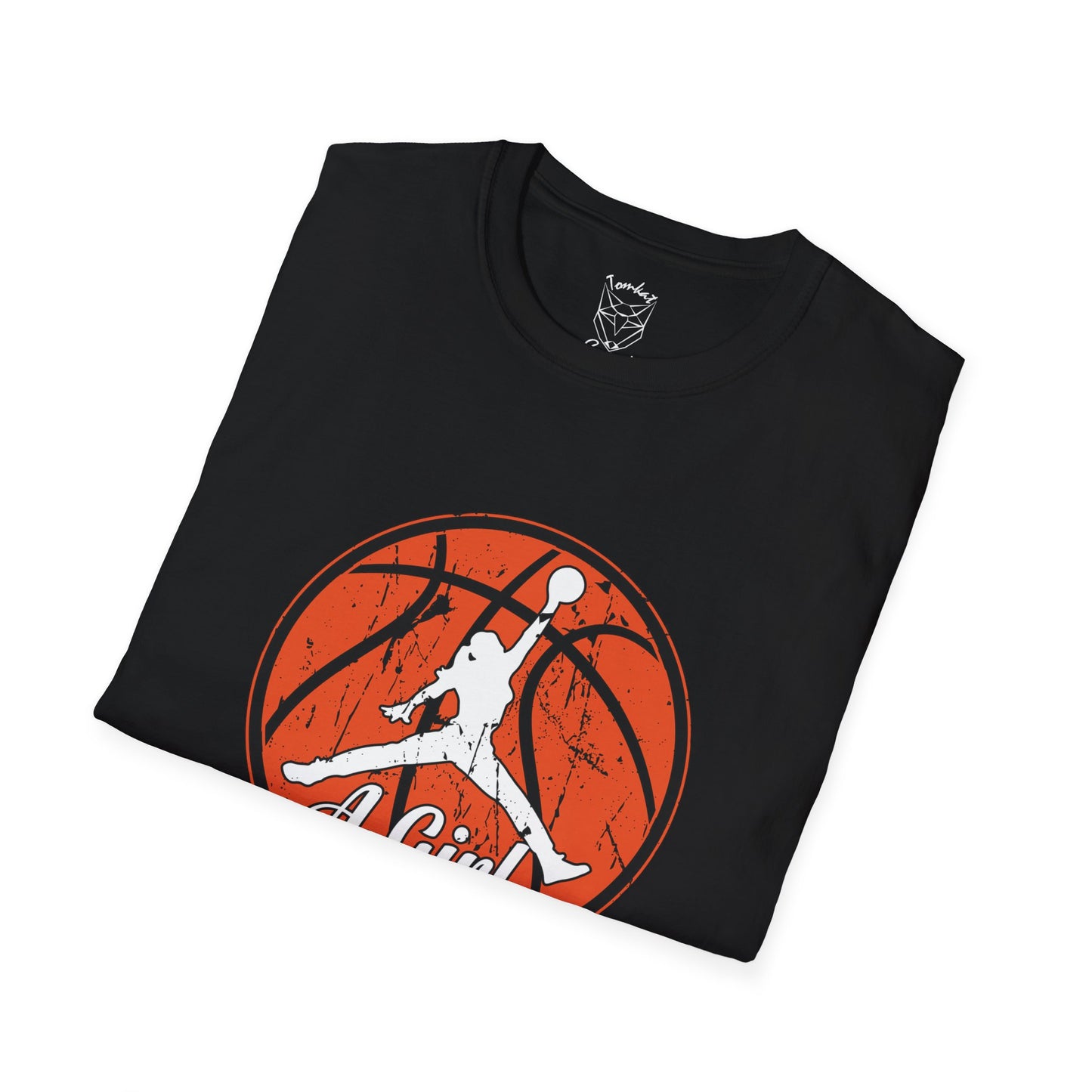 Tomkat Customs a girl custom basketball T-Shirt