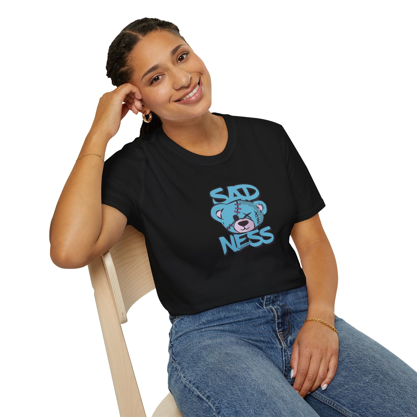 TomKat Customs Sad Smiley Bear TKC custom T-Shirt