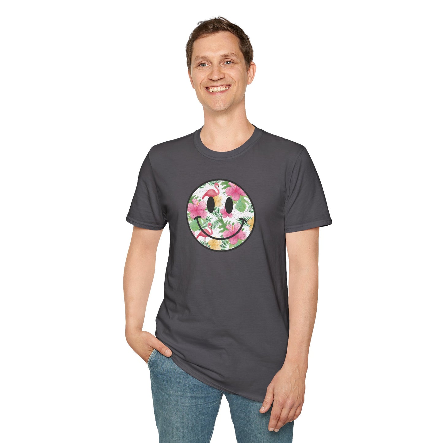 TomKat Customs White Lotus Smiley custom T-Shirt