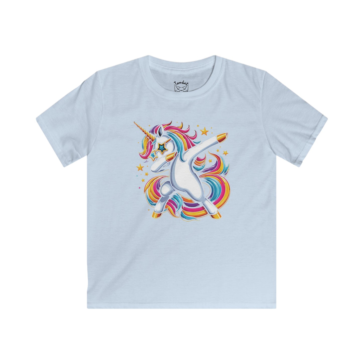 Tomkat Customs baby blue unicorn dab T-Shirt KIDS/YOUTH