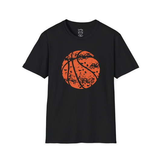 Tomkat Customs distorted ball custom basketball T-Shirt