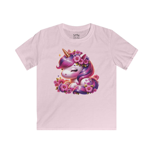 Tomkat Customs pink unicorn glow T-Shirt KIDS/YOUTH