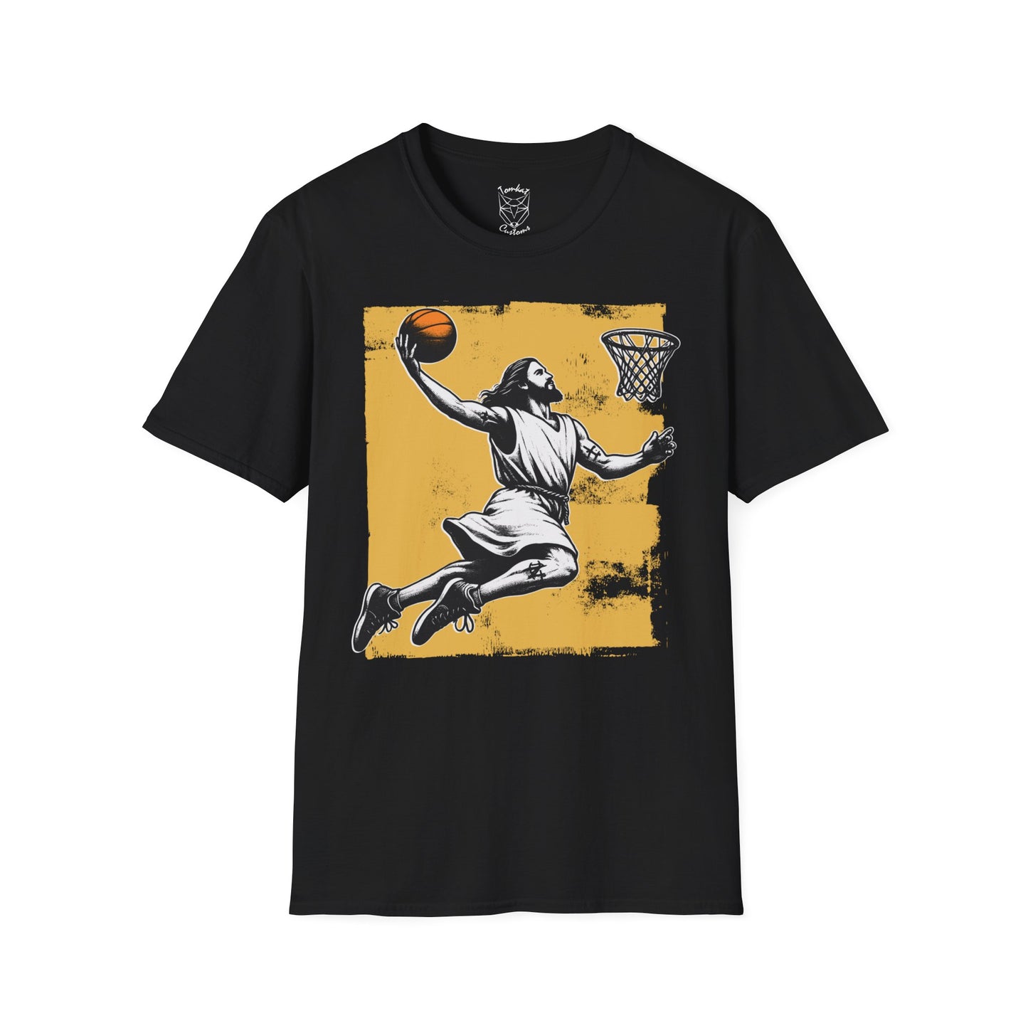 TomKat Customs Jesus dunk yellow 2 custom basketball T-Shirt