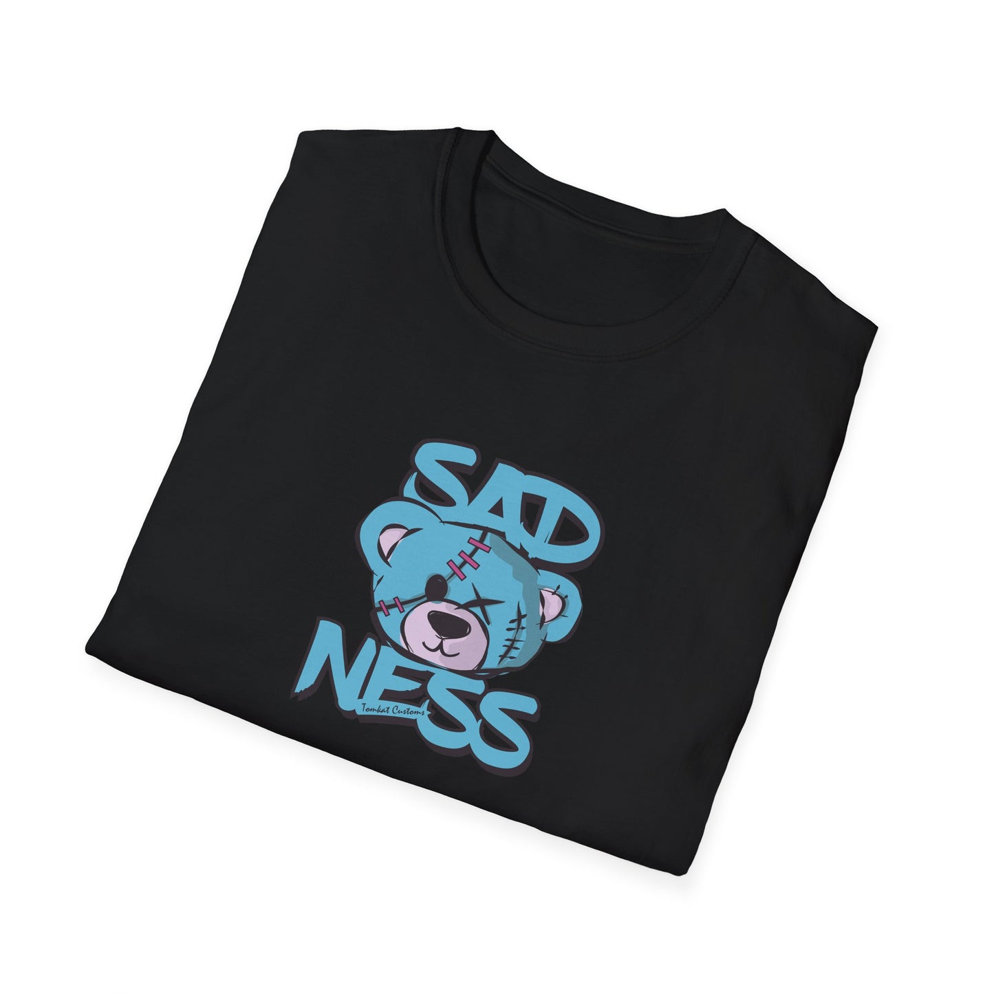 TomKat Customs Sad Smiley Bear TKC custom T-Shirt