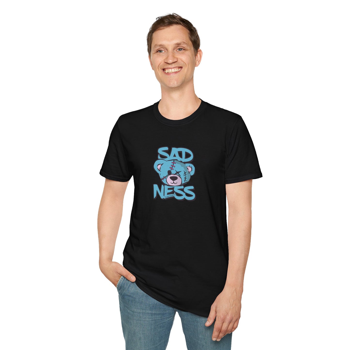 TomKat Customs Sad Smiley Bear TKC custom T-Shirt