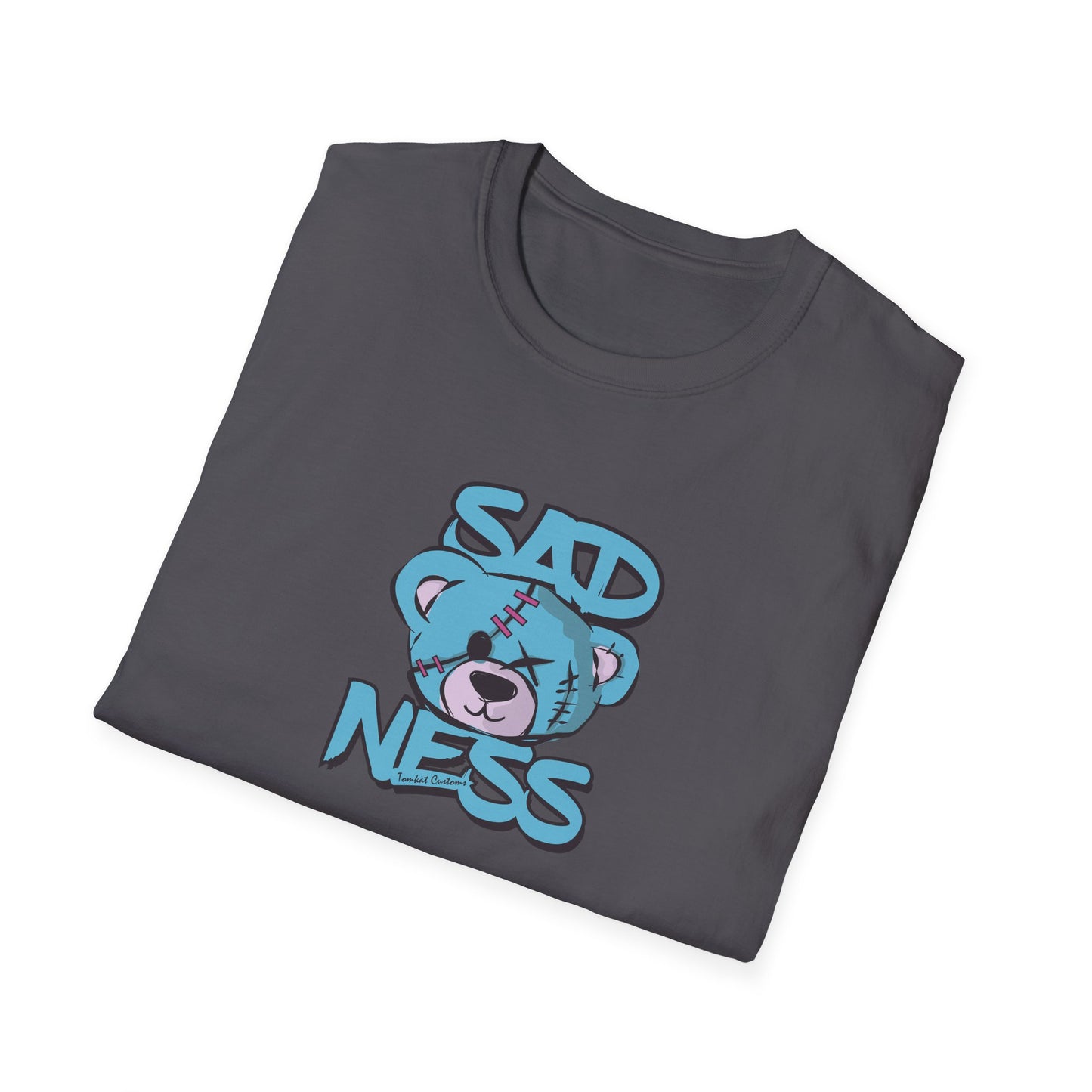 TomKat Customs Sad Smiley Bear TKC custom T-Shirt