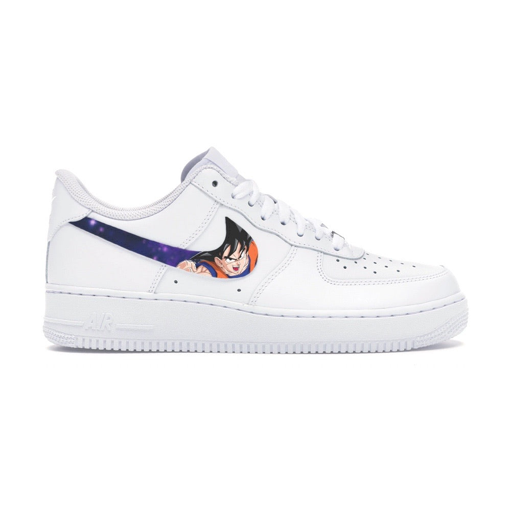 Tomkat Customs LIMITED CUSTOM SNEAKER Nike Air Force 1 low Dragonball Swoosh