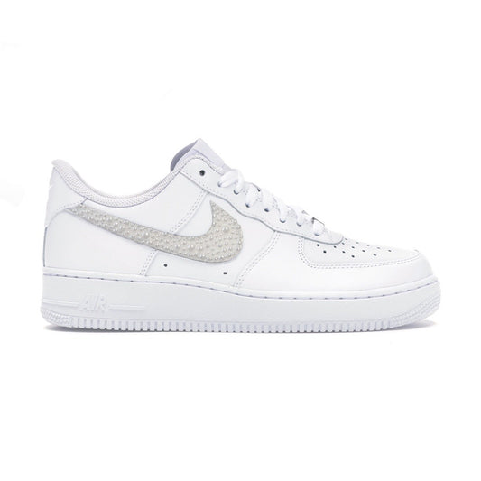 Tomkat Customs CUSTOM SNEAKER Nike Air Force 1 low Pearl swoosh