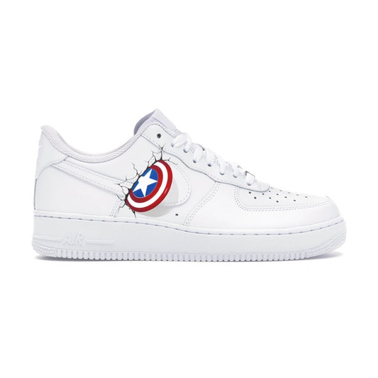 Tomkat Customs LIMITED CUSTOM SNEAKER Nike Air Force 1 low Captain America