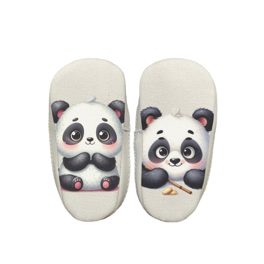 Tomkat Customs hand geverfde Baby Bootie Wanda de Panda