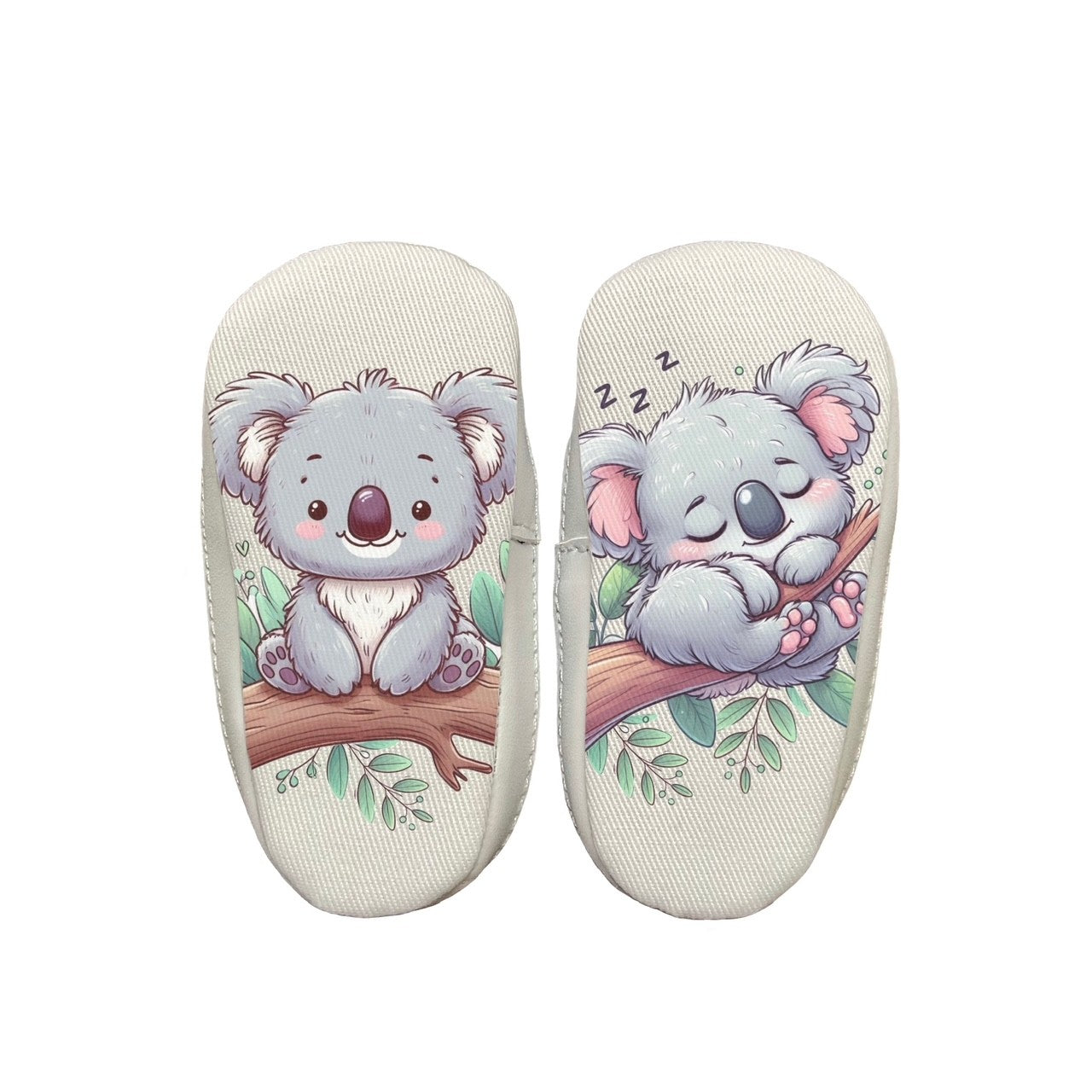 Tomkat Customs hand geverfde Baby Bootie Nala de koala