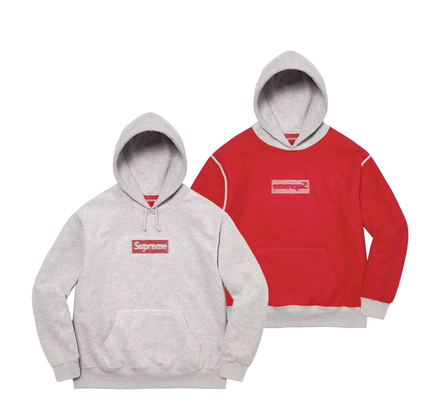 Supreme Inside Out Box Logo Hooded Sweatshirt